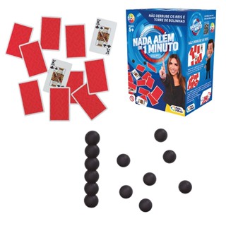 Jogo Nada Além de 1 Minuto Não Derrube os Reis e Torre de Bolinhas 792978 - Pais&Filhos em Oferta na Shopee
