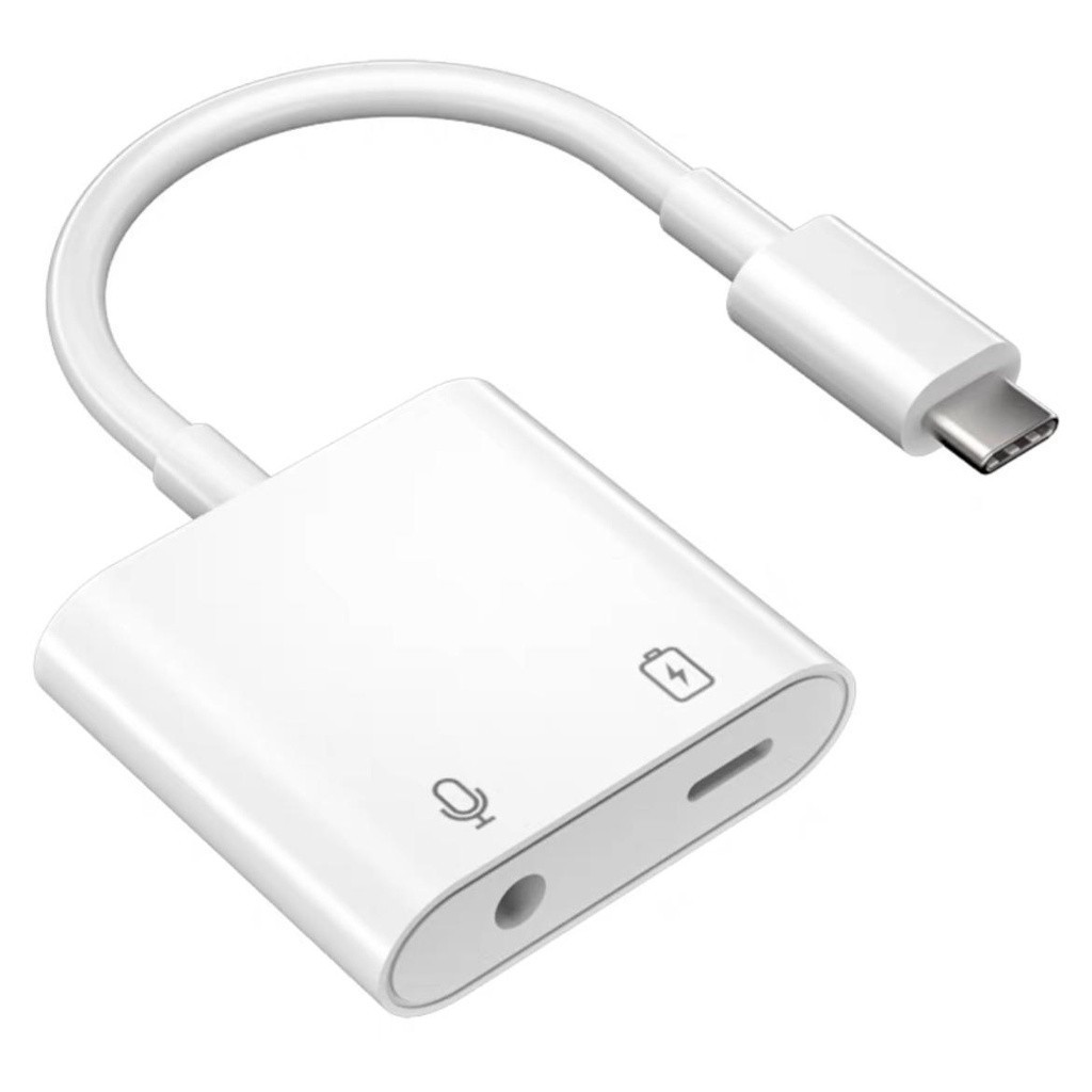 Adaptador Tipo C Para Fone Ouvido P2 Usb C Carregador Celular
