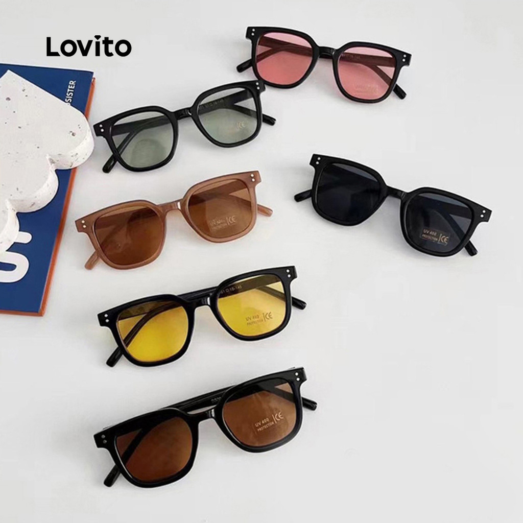 Lovito Óculos Casuais Simples De Lazer Para Bebês E Crianças LCS099116 em Oferta na Shopee