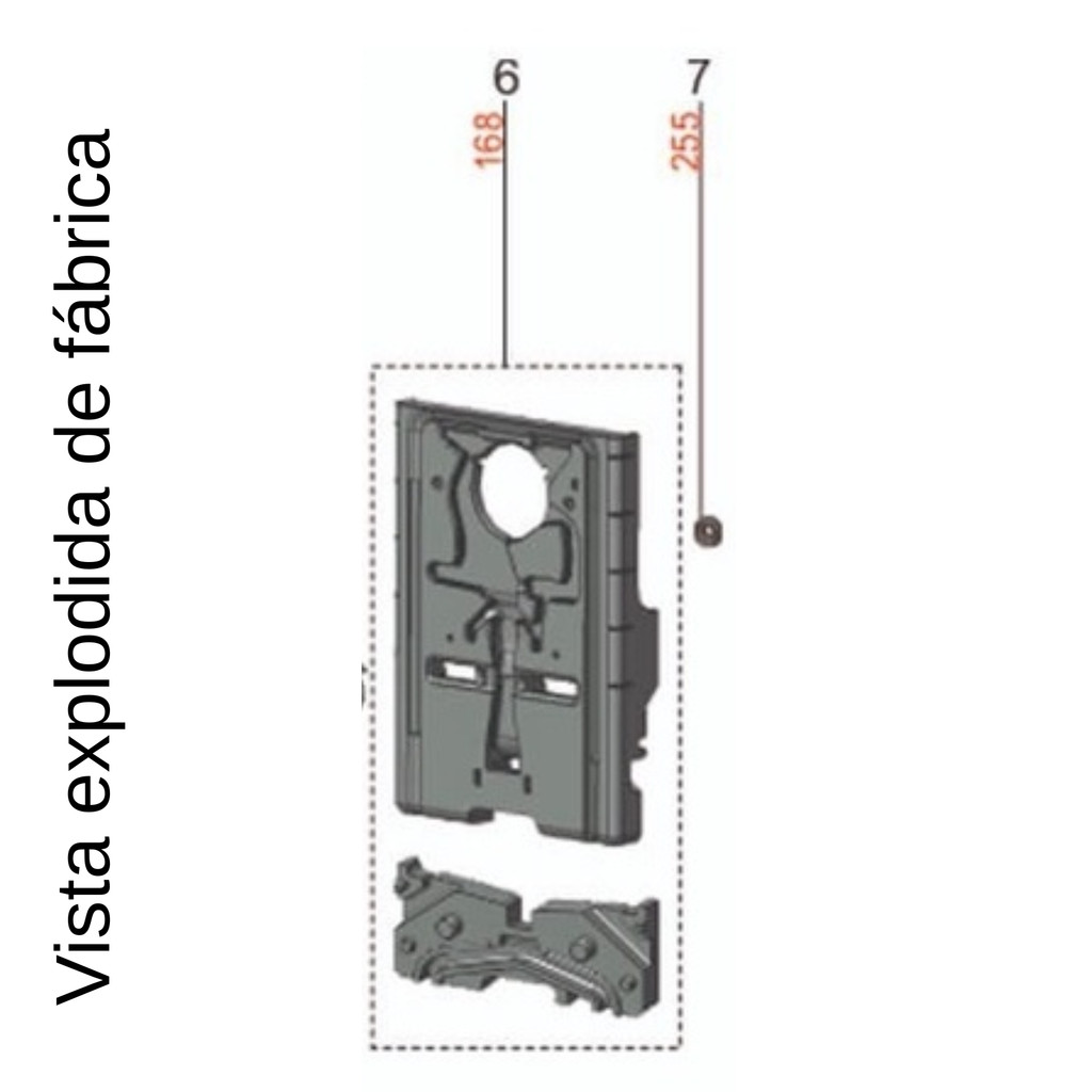 Isolacao Isopor para Geladeira Electrolux Rfe38 Rfe39 70200674