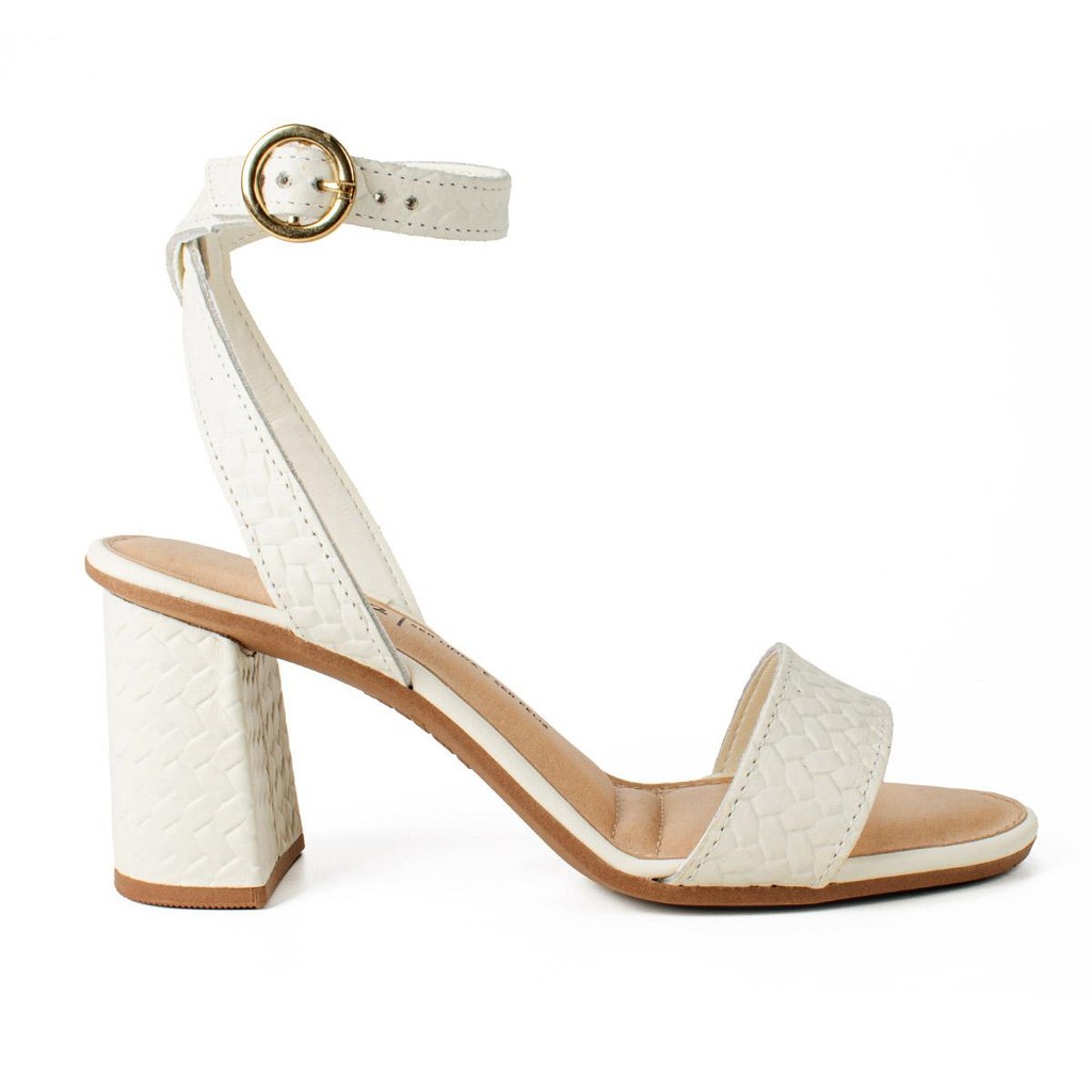 Sandália Dakota de Salto Bloco Em Couro Y8671 - Women Shoes