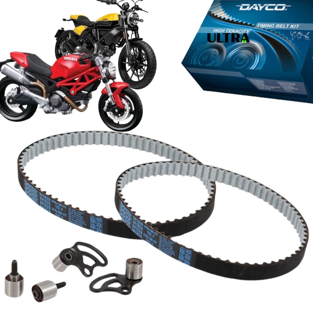 Kit Correia Dentada para Ducati Monster 696 / 796 / 797 - HyperMotard 796 - Scrambler 800  (73740241A 73740241B 73740242