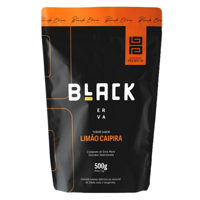 Erva Mate para Tereré Black Erva - Limão Caipira