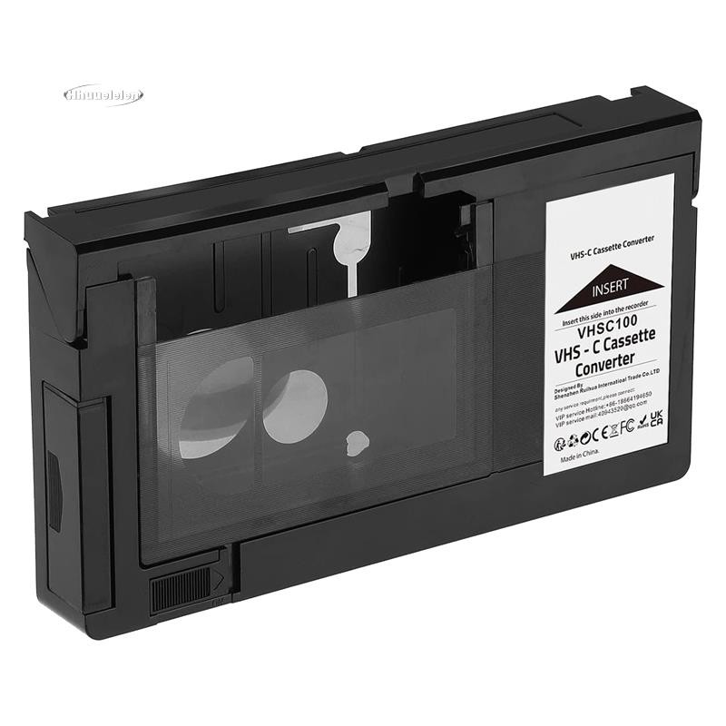 - Adaptador De Cassete C Para Filmadoras SVHS Motorizado Não 8mm/MiniDV/Hi8 Fácil Instalação De Usar Preto