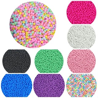 Bola Lisa Leitosa Plástico 4mm 600 Unidades Candy Color Miçanga Bijuteria Entremeio em Oferta na Shopee