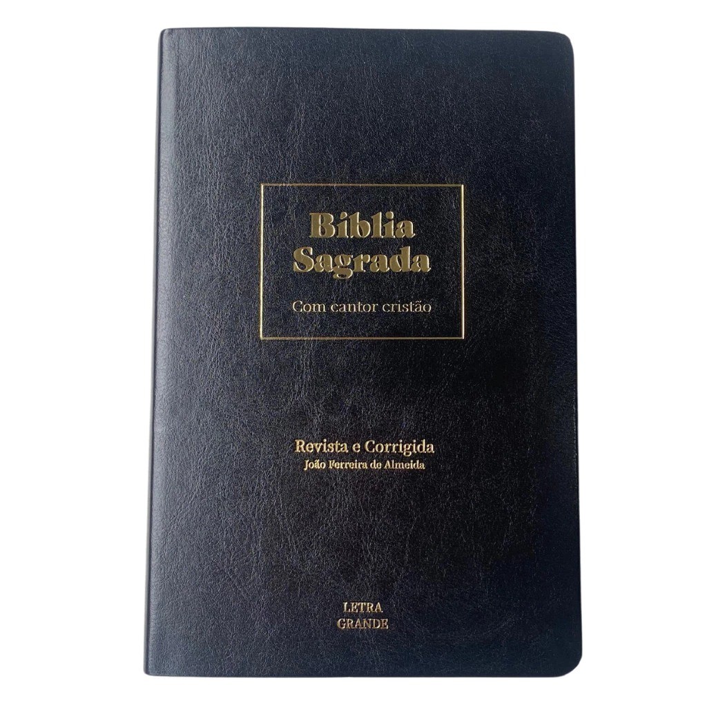 Bíblia Sagrada ARC | Letra Grande com Cantor Cristão | Preta