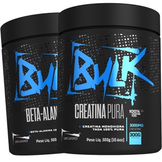 Creatina 100% Pura 300g + Beta Alanina 100% Pura 300g Bulk Nutrition em Oferta na Shopee