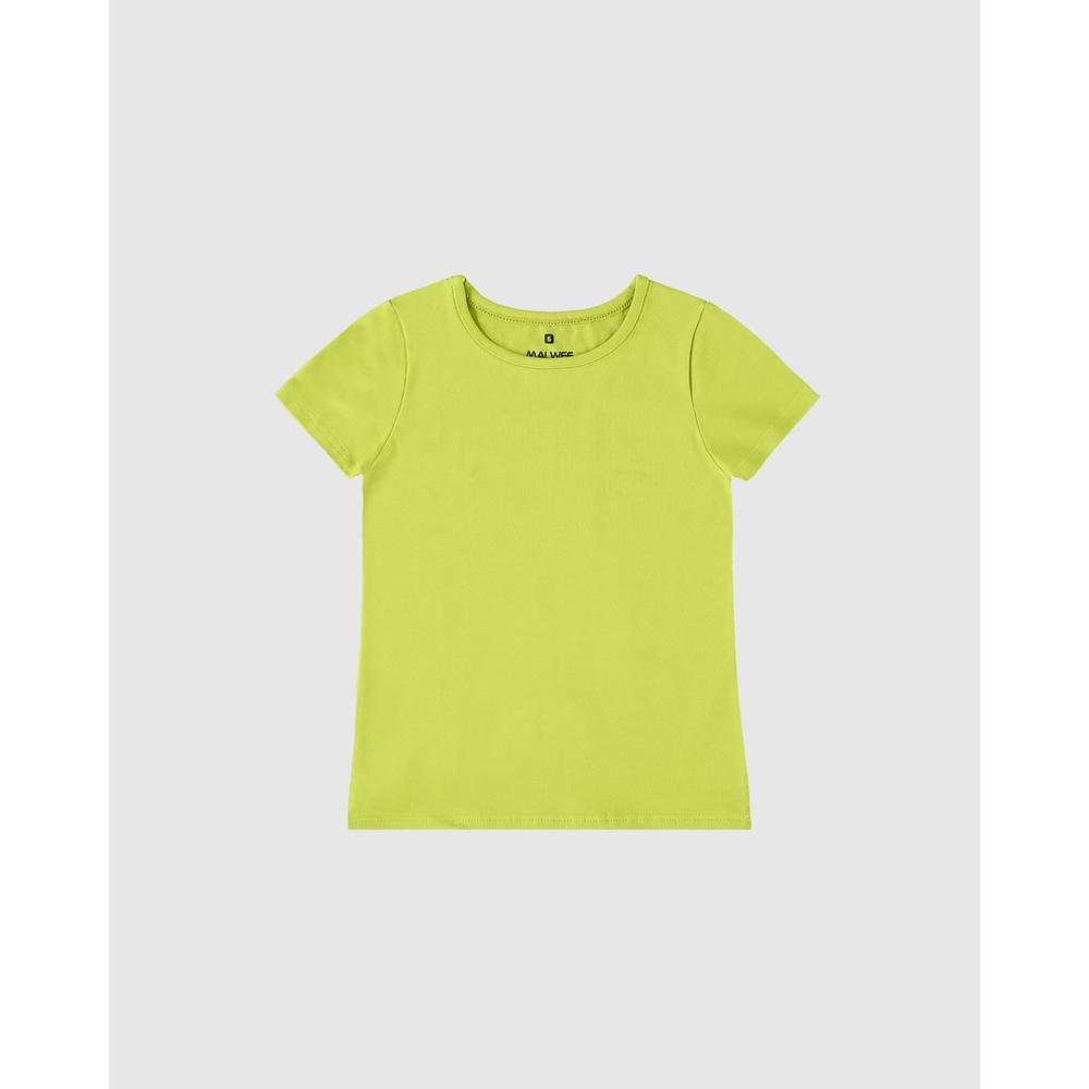 Blusa Infantil Menina Decote Redondo Em Algodão Malwee Kids