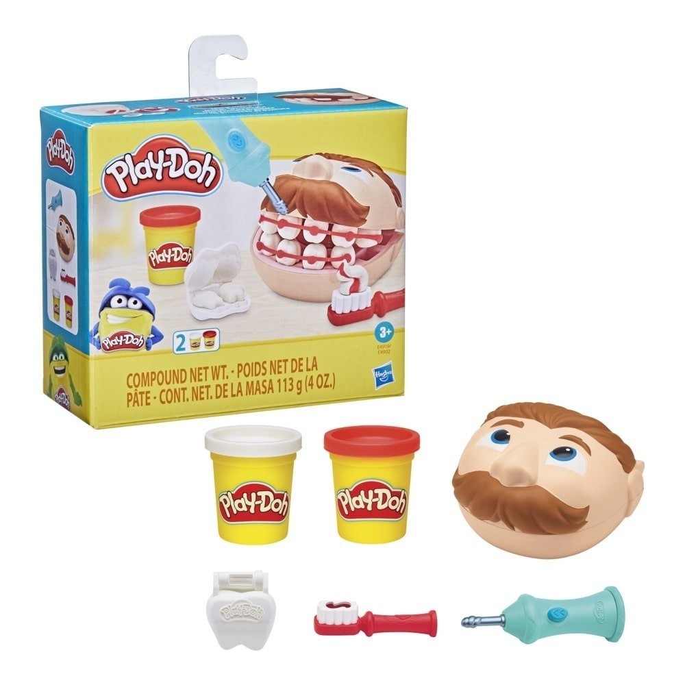 Massa de Modelar Play-Doh Mini Brincando de Dentista E4919 em Oferta na Shopee