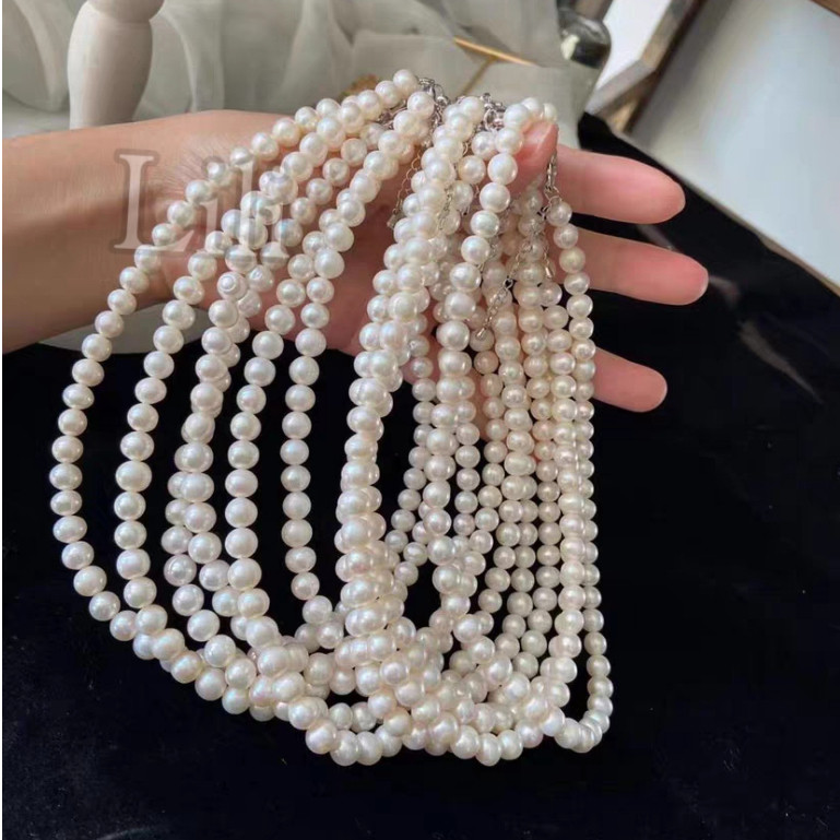 Kit 12 Colars  Gargantilha Com Pérolas Bijuterias / Unissex em Oferta na Shopee