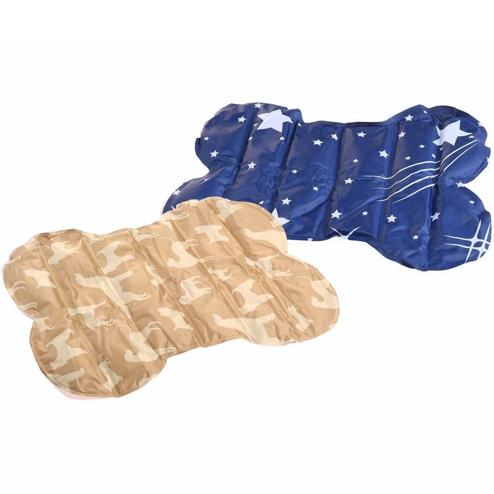 Tapete Gelado Ossinho Premium Pet 45x60cm 100% Gel Refrescante Para Cachorro - Pets