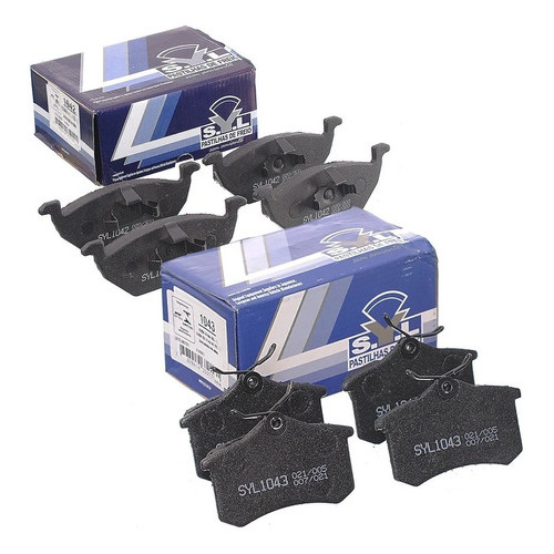 Jogo Pastilha Freio Dianteira E Traseira Golf 1.6 99 00 01 2 em Oferta na Shopee