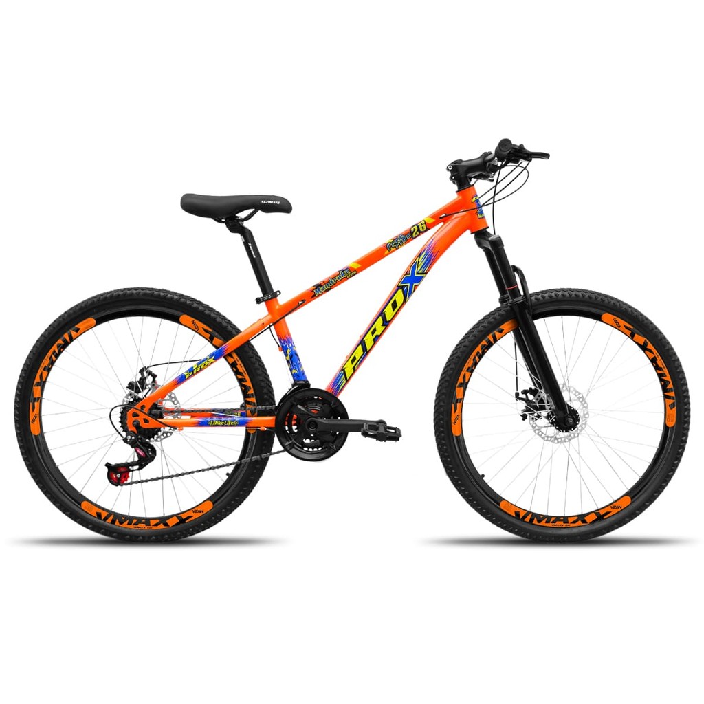 Bicicleta aro 26 Freeride Infantil PRO X 21 Velocidades Freio a Disco Vzan Vmaxx