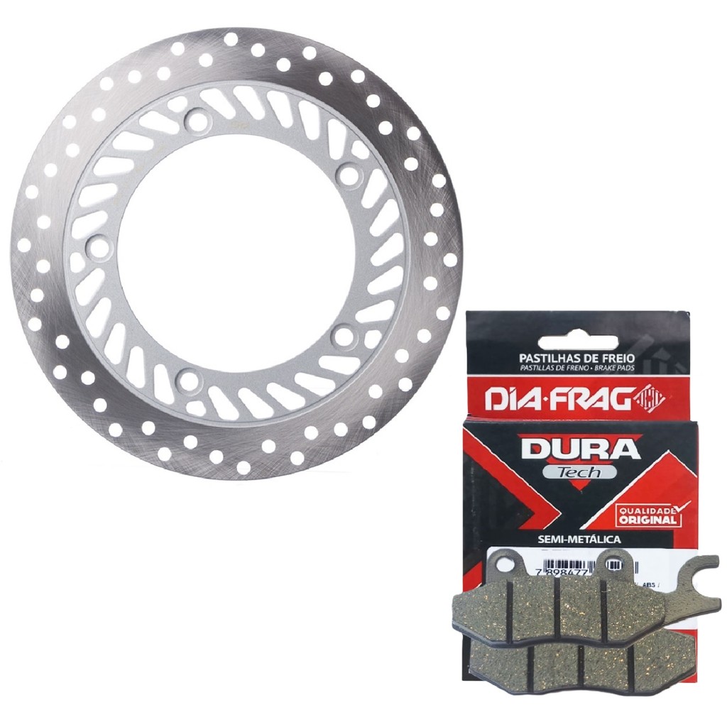 Disco de Freio Dianteiro Cb 300r Sem Abs 2009-2015 + Pastilhas Cobreq