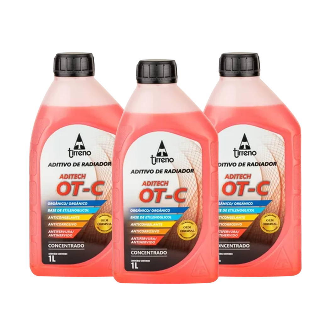 ADITIVO RADIADOR CONCENTRADO ORGANICO 1L LARANJA TIRRENO G411381B1 em Oferta na Shopee