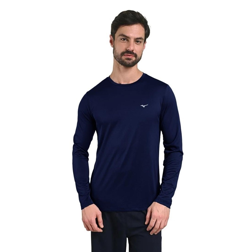 CAMISETA MIZUNO MASCULINA MANGA LONGA NIRVANA - Men Clothes