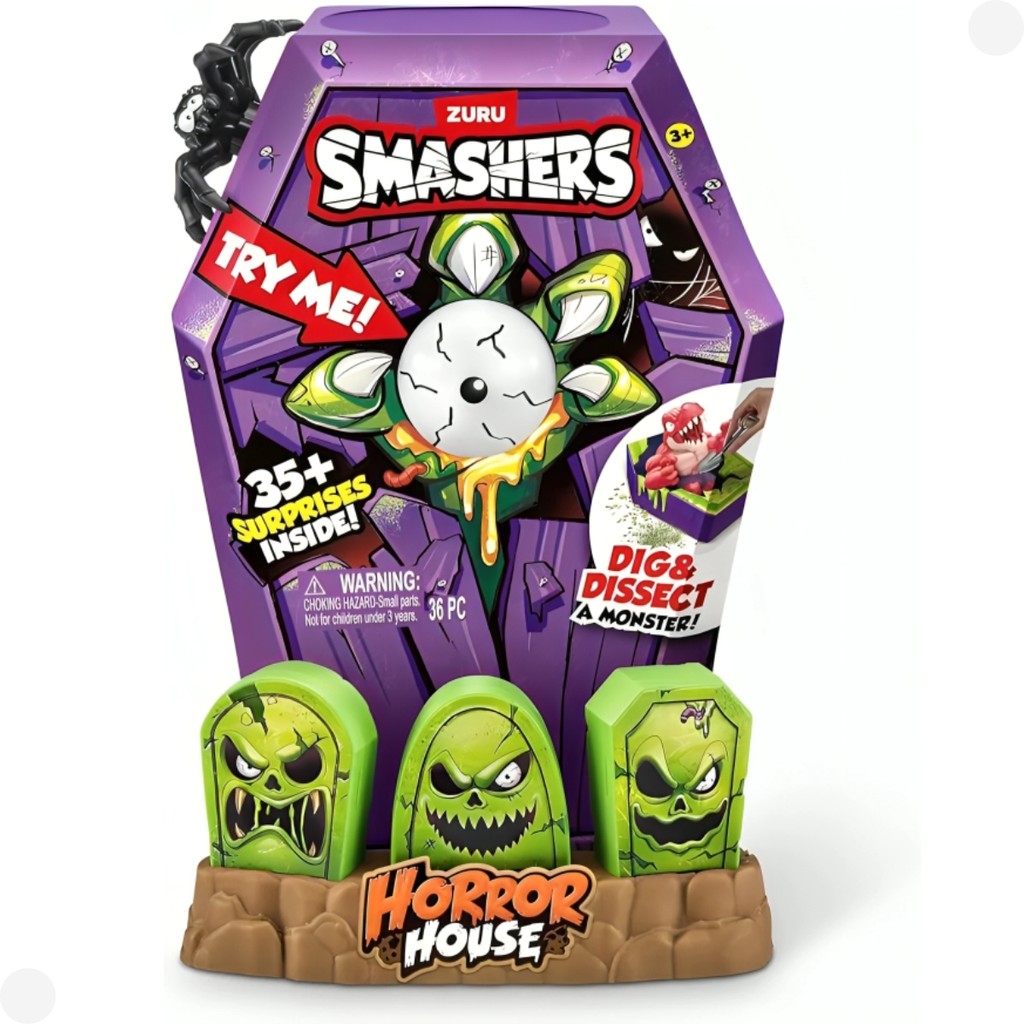 Smashers Horror House Luz E Som +35 Surpresas F0173-7 - Fun em Oferta na Shopee