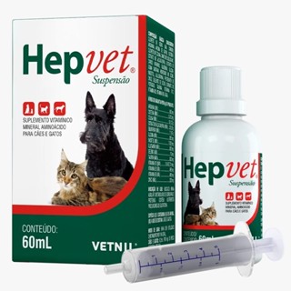 Hepvet® Suspensão 60ml - Vetnil em Oferta na Shopee