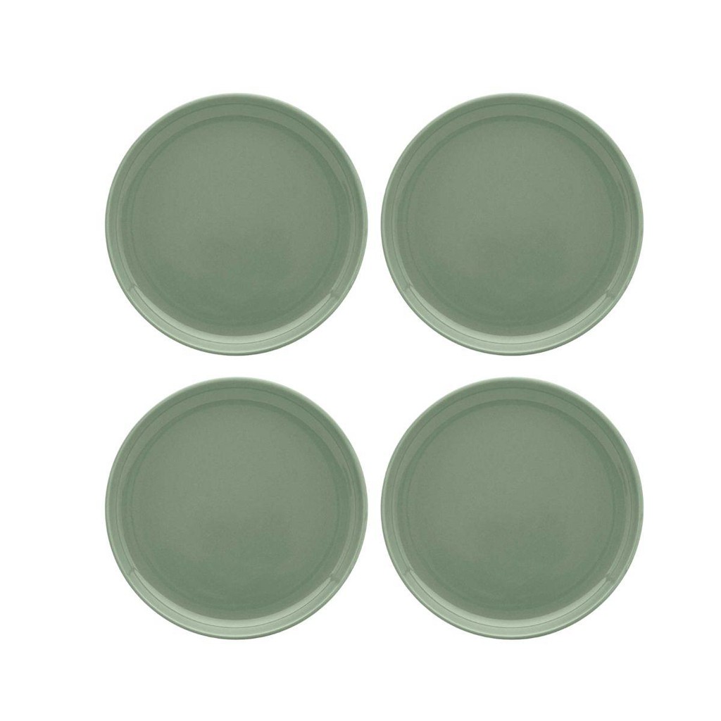 Jogo de 4 Pratos de Sobremesa 20 Cm Oxford Flat Matcha em Oferta na Shopee