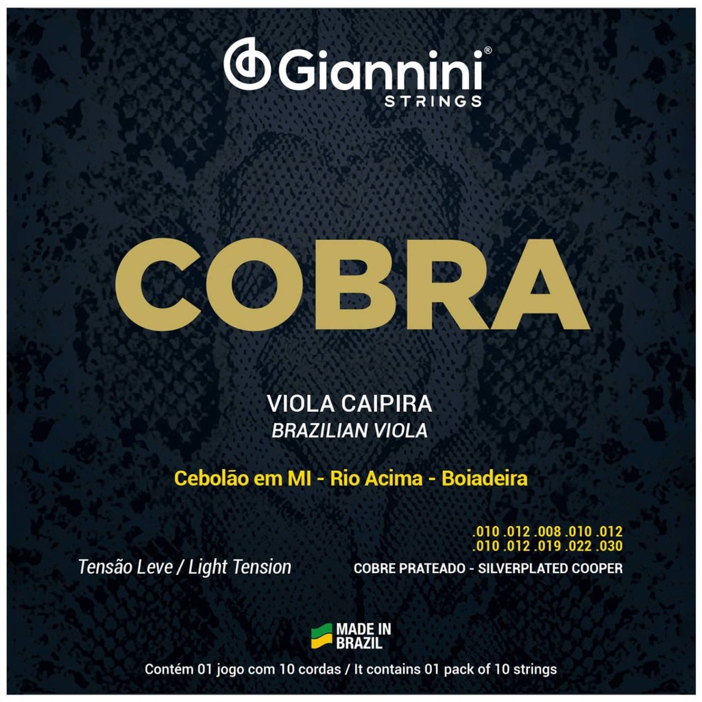 ENCORDOAMENTO GIANNINI VIOLA COBRE PRATEADO GESVL LEVE