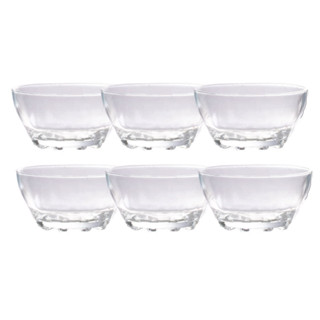Conjunto com 6 tigelas de Vidro 300ml  CV244595 Cazza