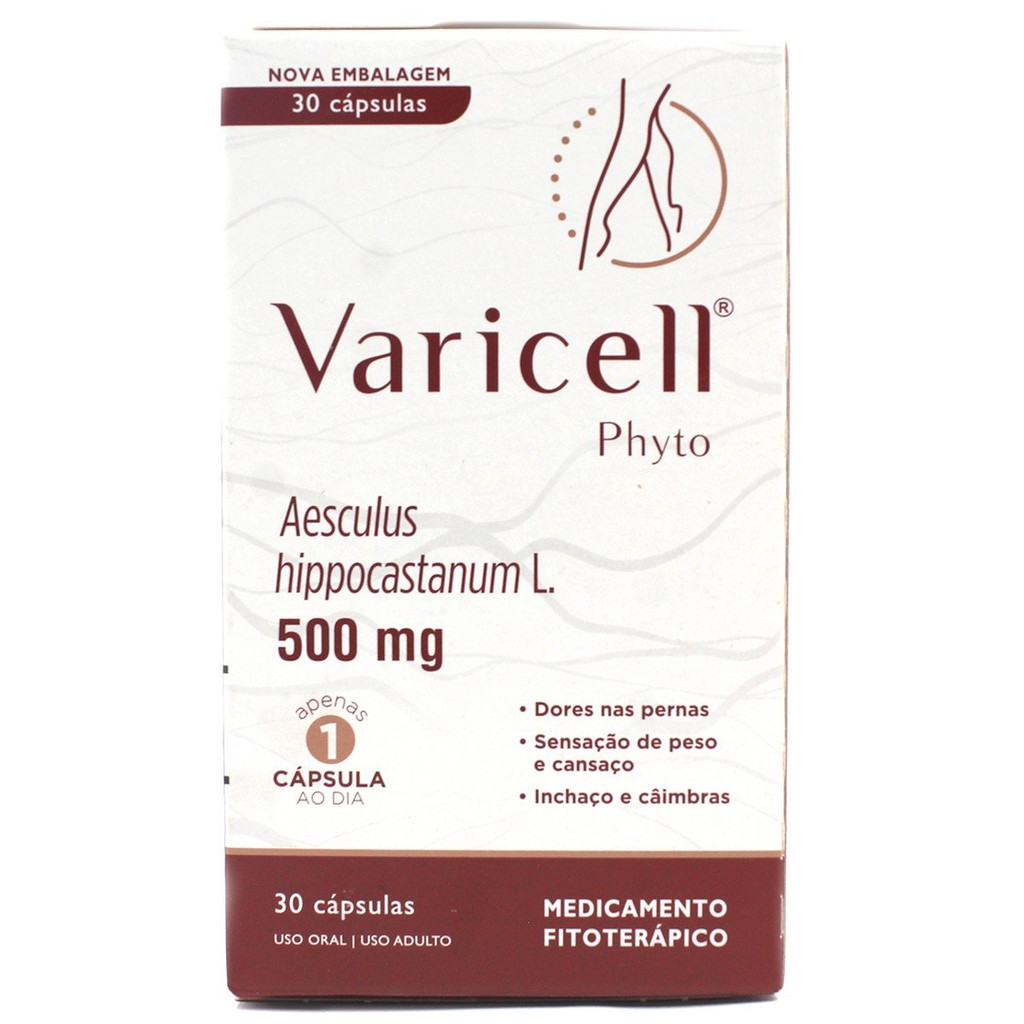 Varicell Phyto 500mg com 30 Cápsulas em Oferta na Shopee