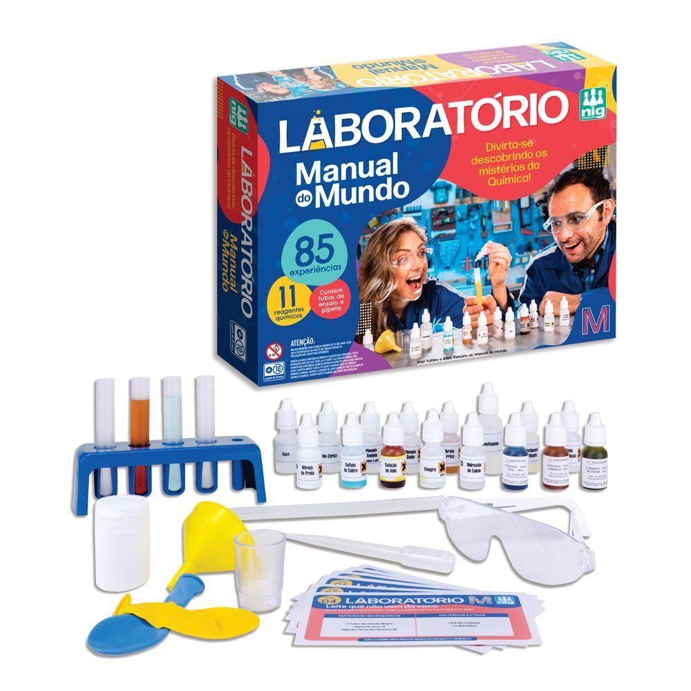 Kit Experiência Laboratório Manual do Mundo - Nig em Oferta na Shopee