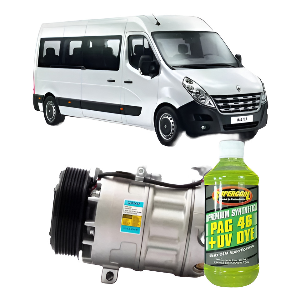 Compressor Ar Renault Master 2.3 2013 A 2024 Delphi + Óleo