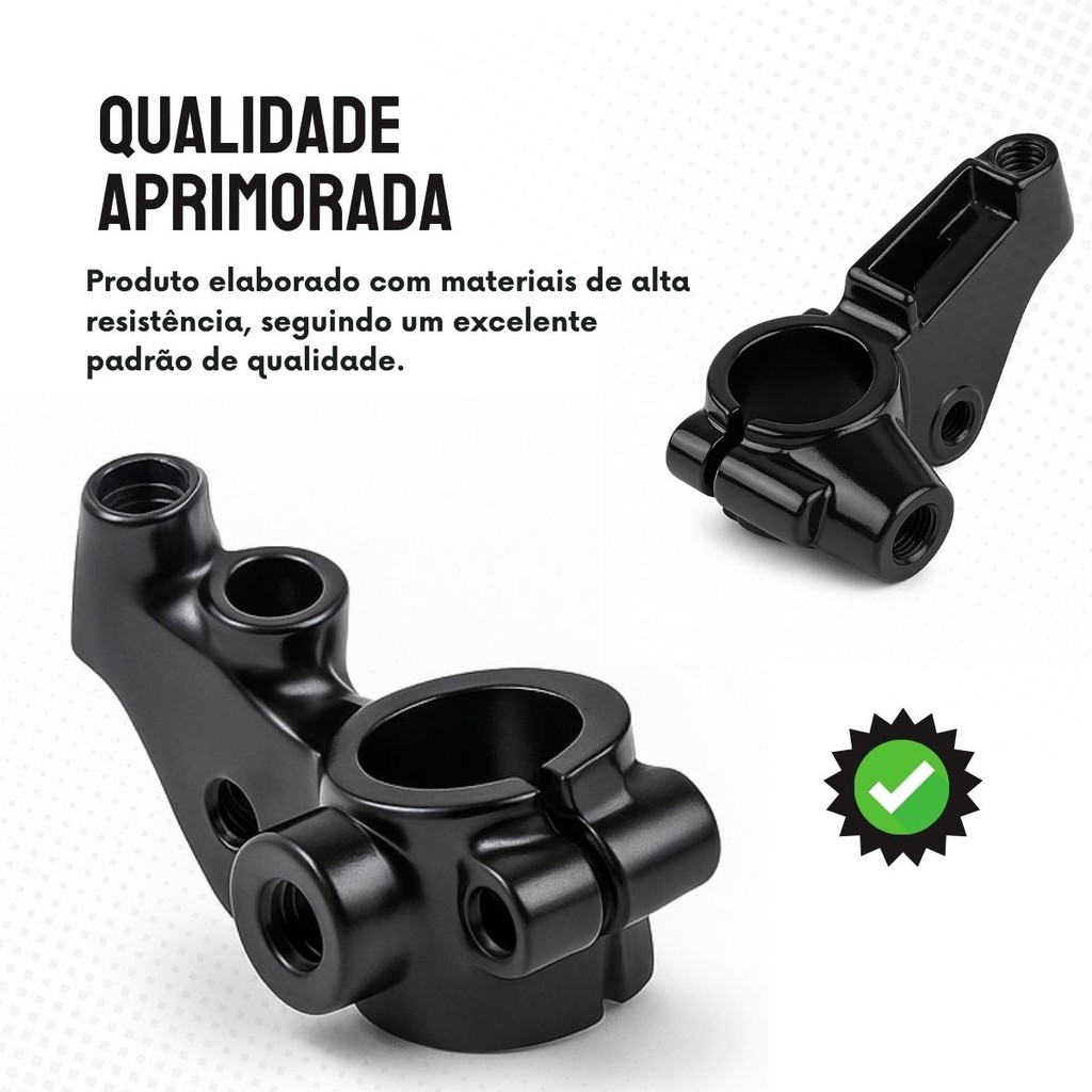 Par Manicoto Esquerdo E Direito Para Ybr 125 Factor 125 Kit — imagem 2 de 2