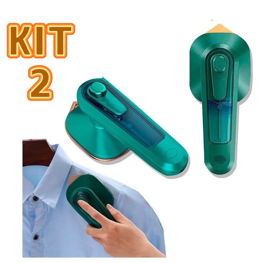 Ferro Elétrico Portátil A Vapor Mini Para Viagem Casa Roupas Compacto 110V