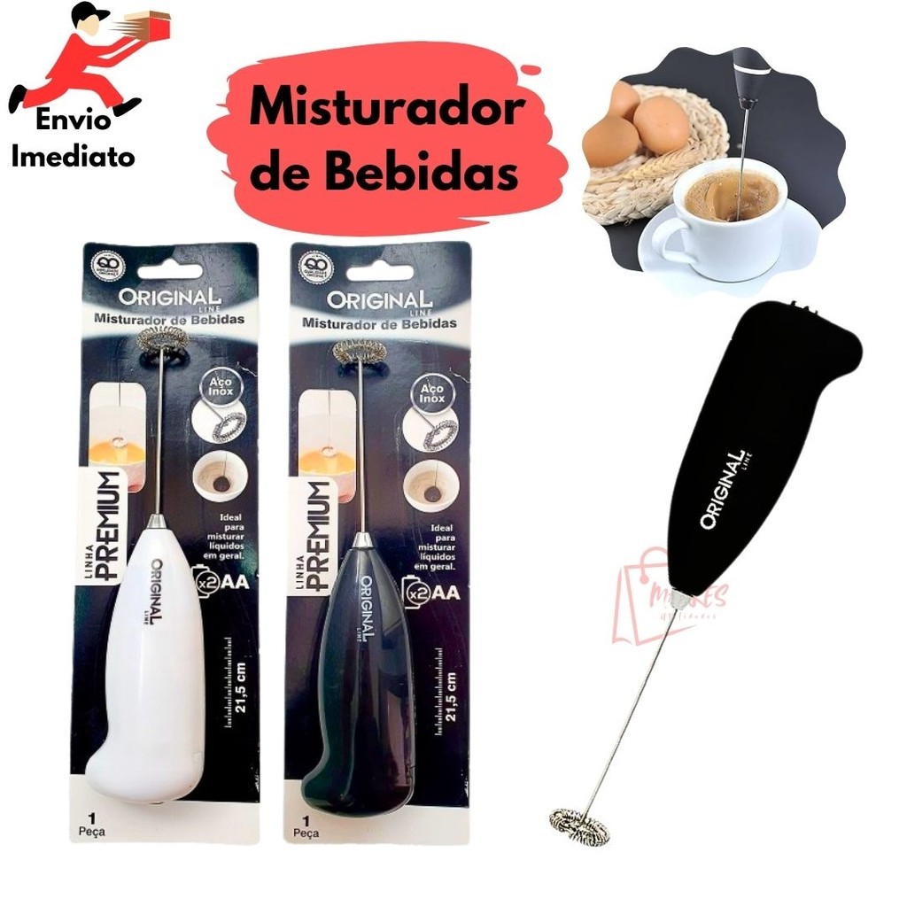 Misturador de Bebidas Mixer Original Elétrico Para Café Ovos Drinks Em Geral