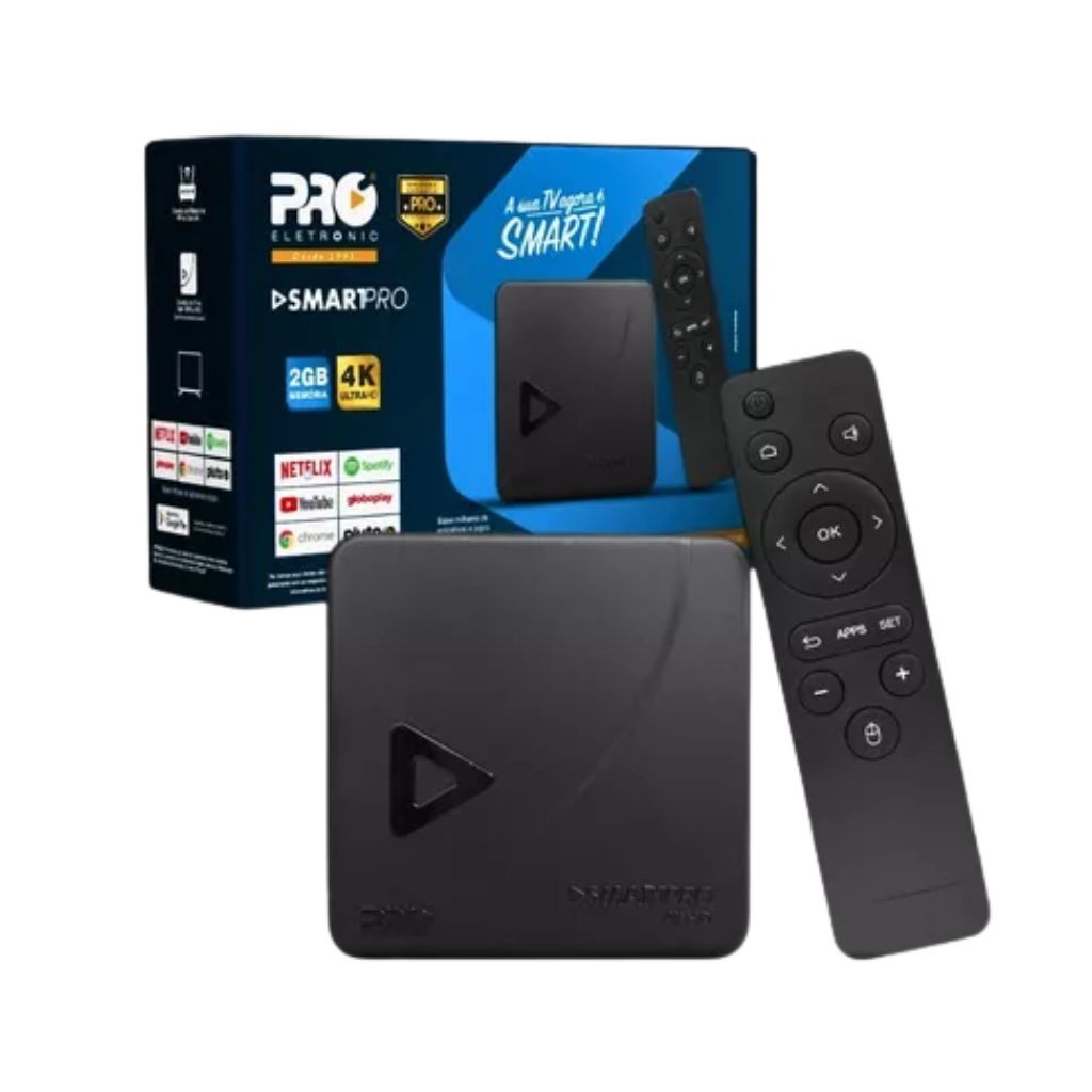 SmartPRO Tv Box WIFI 4K HD 16GB – Proeletronic