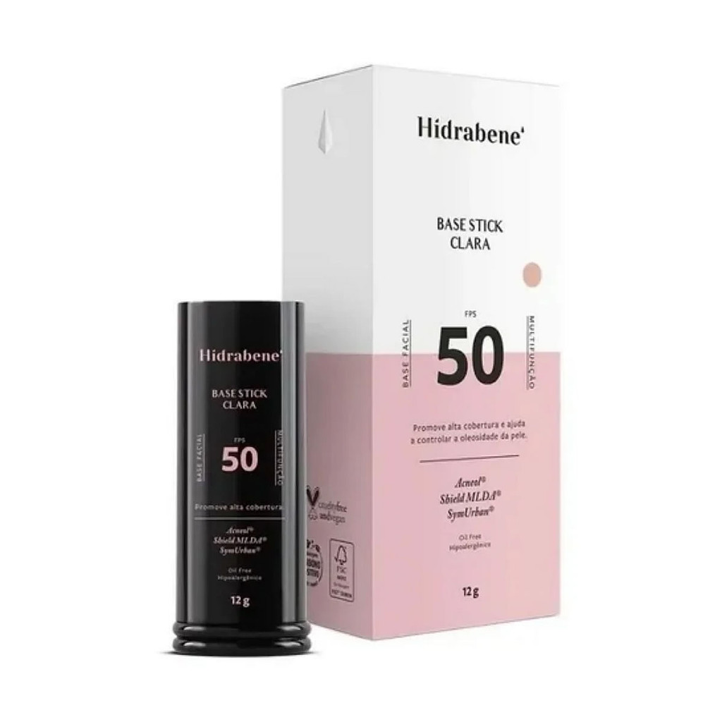 Hidrabene Base Stick Clara FPS 50 12g - Beauty