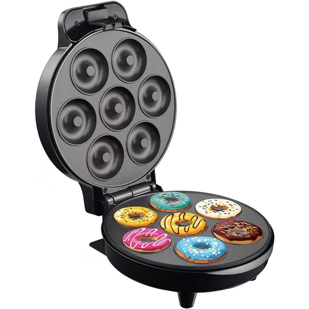Máquina de Donuts 110v  Mini Donuts Machine Portátil para Lanche e Café da Manhã Infantil