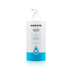 Loção Hidratante Corporal Hidratei 400ml Hidratação Profunda Pele Macia Suave Absorção Rápida