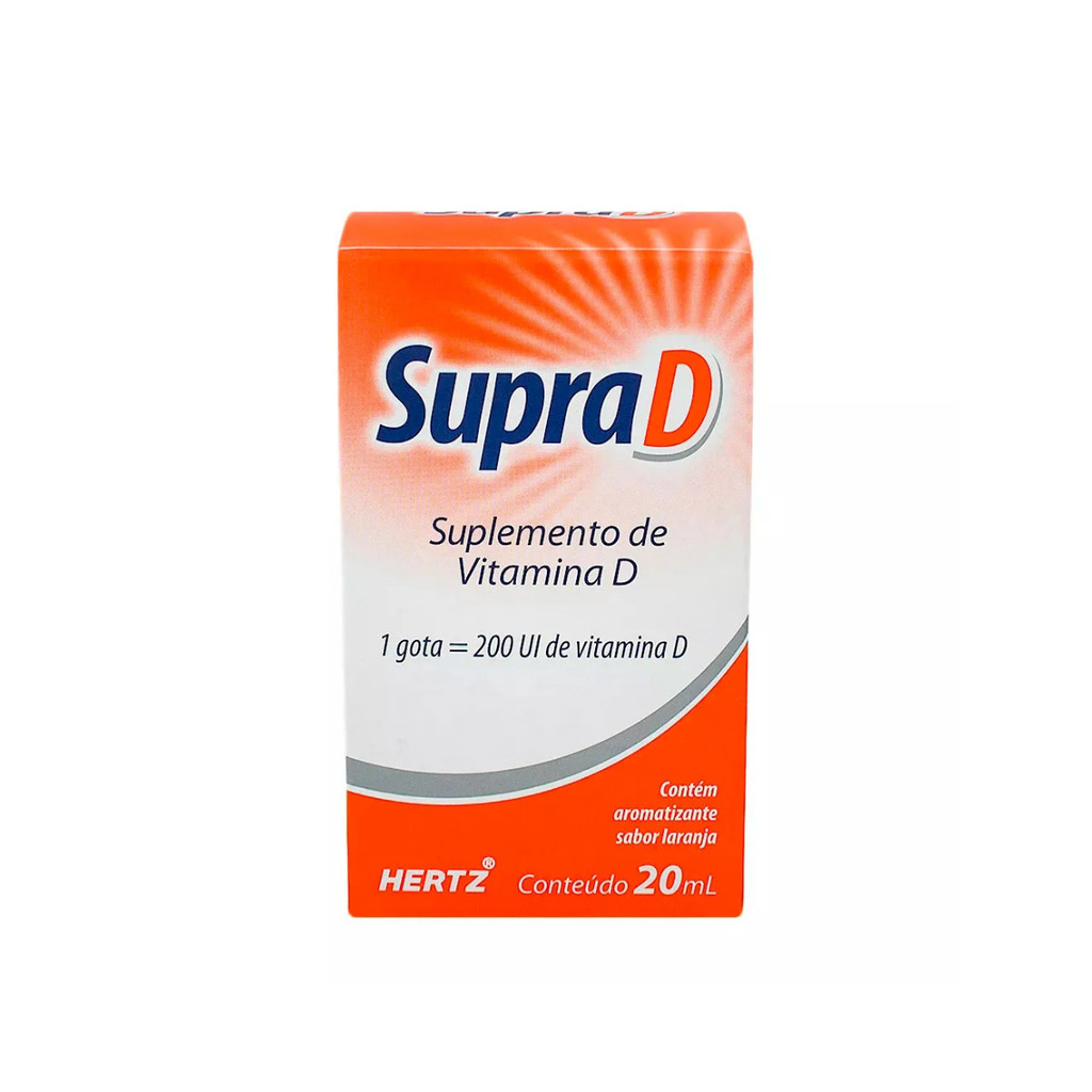 Vitamina D - Supra D 200ui/gotas 20ml em Oferta na Shopee