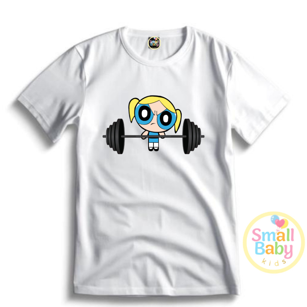 Camisa Camiseta Unissex Lindinha Meninas Super Poderosas Infantil Adulto Academia streetwaer