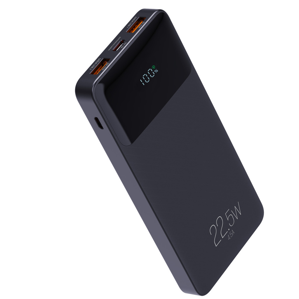 Power Bank Carregador Portátil, Display Indicador, 10200mAh 22.5W, Turbo, Preto, PB102BK, ELG em Oferta na Shopee