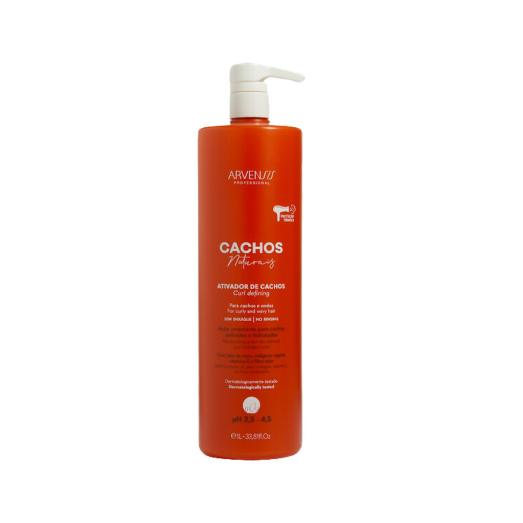 Creme Ativador Cachos Ondulados E Cacheados 1000ml - Arvensis em Oferta na Shopee