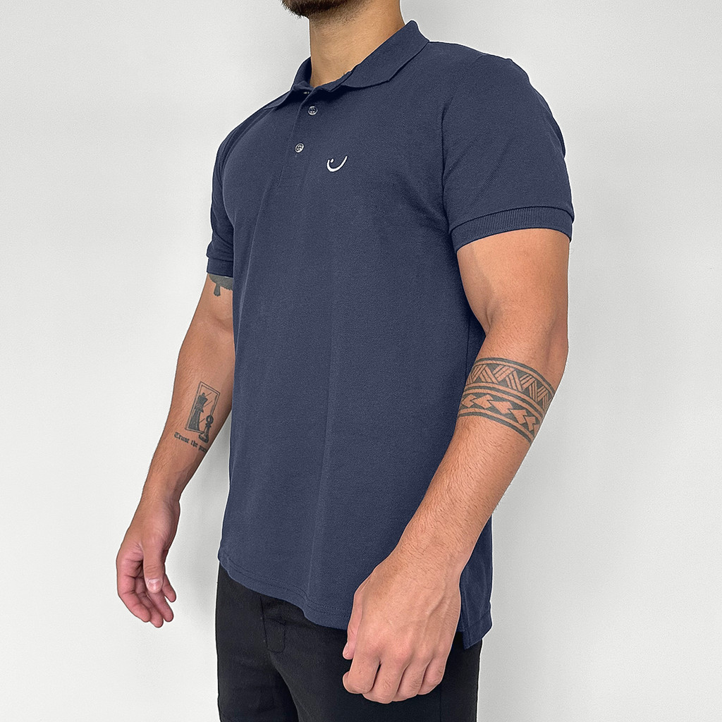 Camisa Polo Piquet Masculina Premium Algodão Slim Casual Lisa Adulto Confortável Usee Brasil em Oferta na Shopee