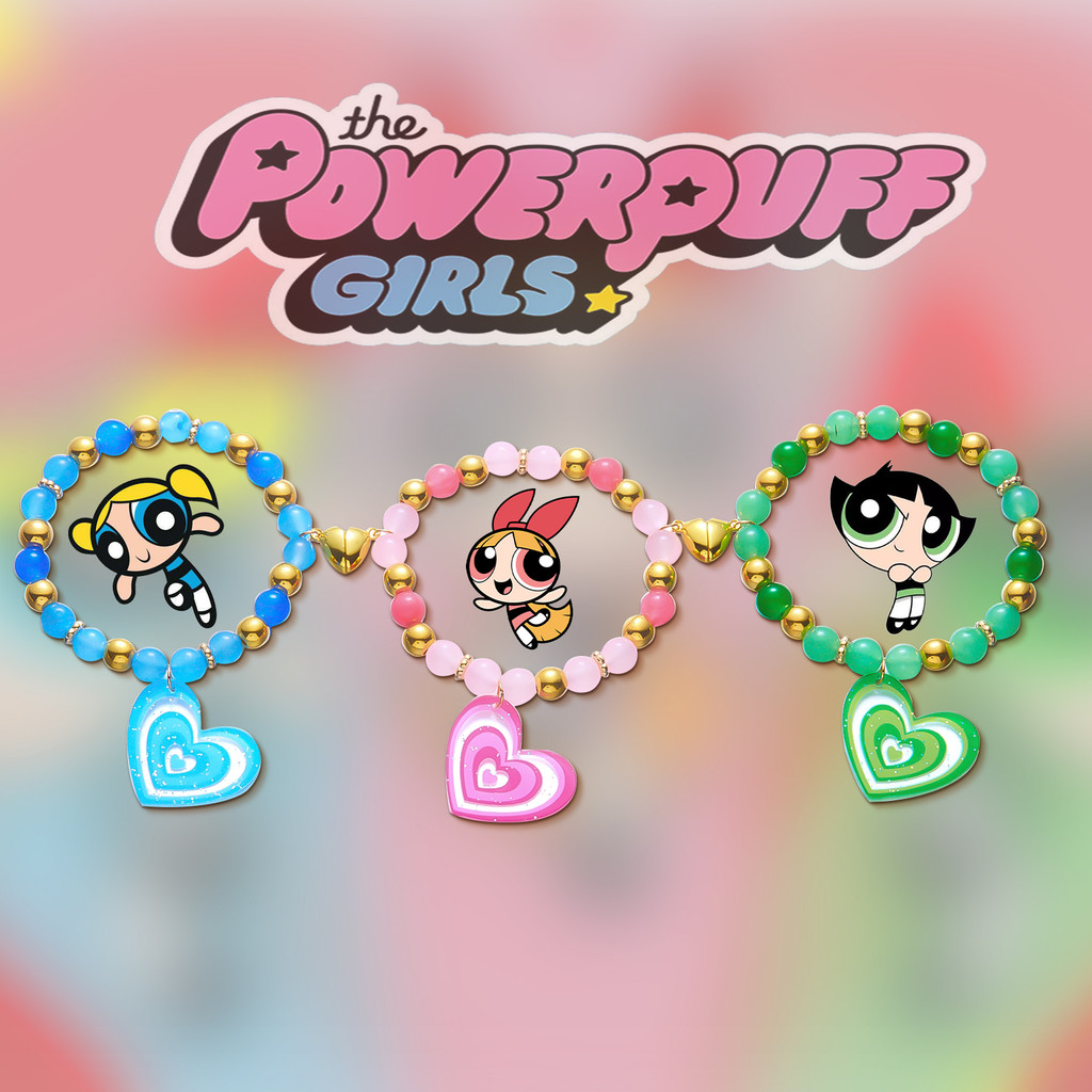 LanXiu 2/3 Pçs/Set Meninas Superpoderosas Pulseira Amizade Casal De Contas Para Menina Bestfriend