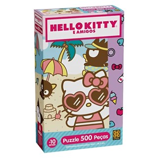 Quebra-Cabeça Hello Kitty e Amigos 500 peças Grow - 04678 em Oferta na Shopee