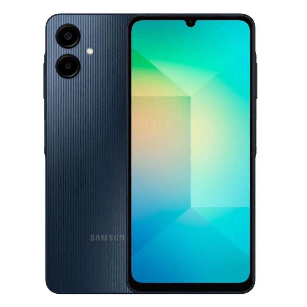 Smartphone Samsung Galaxy A06 SM-A065MZKRZTO 4GB RAM 128GB Tela 6.7" Câmera Traseira 50+2MP Frontal