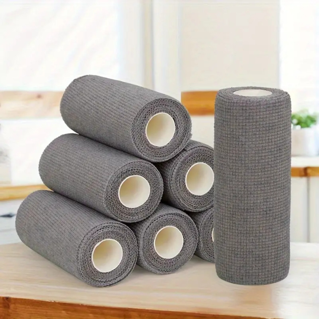 100 Pano Multiuso Para Cozinha 4 Rolos Com 25 Panos Antibactérianos