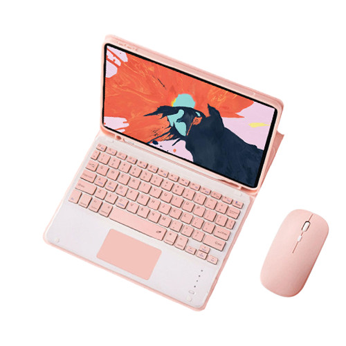 capa com Teclado Touch e Mouse para Samsung Tab A8 10,5polegadas X200/X205