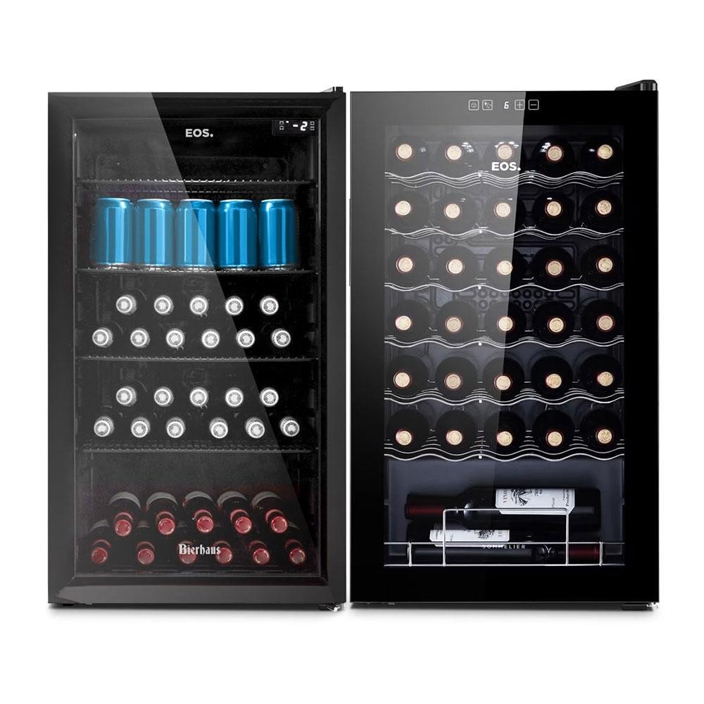 Imagem Conjunto Cervejeira Bierhaus 98L ECE100 com Adega 34 Garrafas Climatizada EAC34G 127V EOS