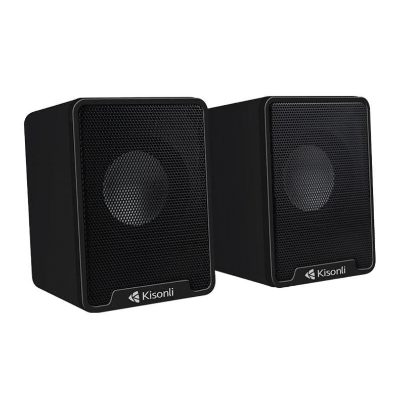 Caixa de Som Kisonli PulseForge K100, 6W, USB, Preto, PCF-K100-BL15