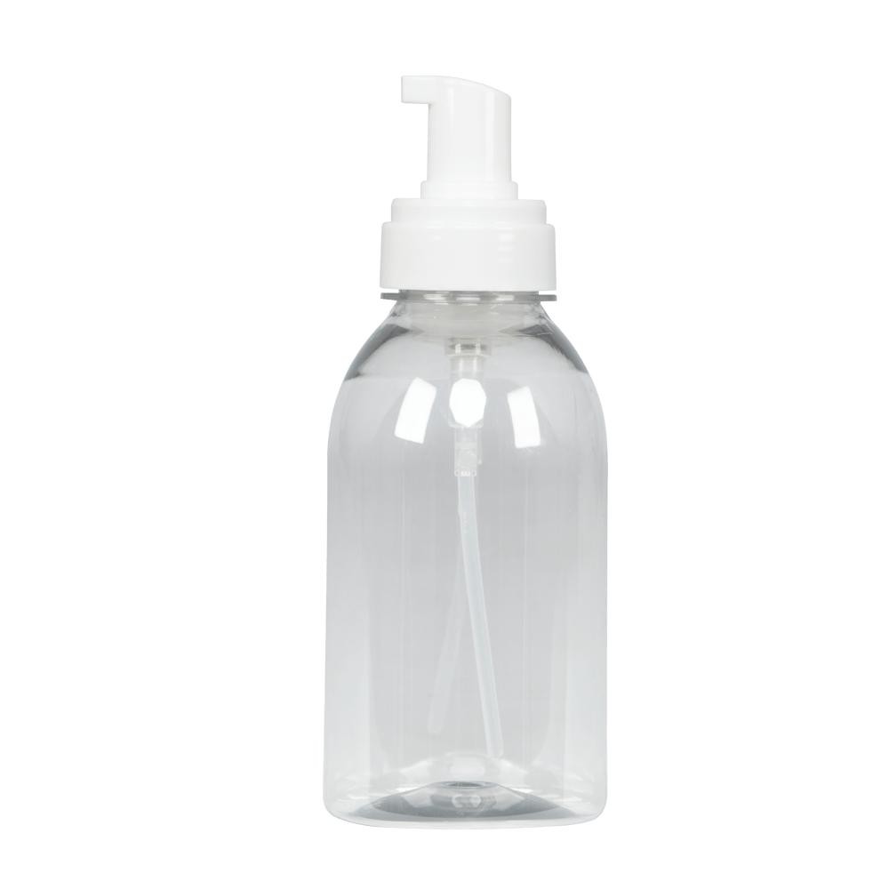 Porta Sabonete Líquido de Mesa com Válvula de Espuma Transparente 500ml SuperPro - Home & Living