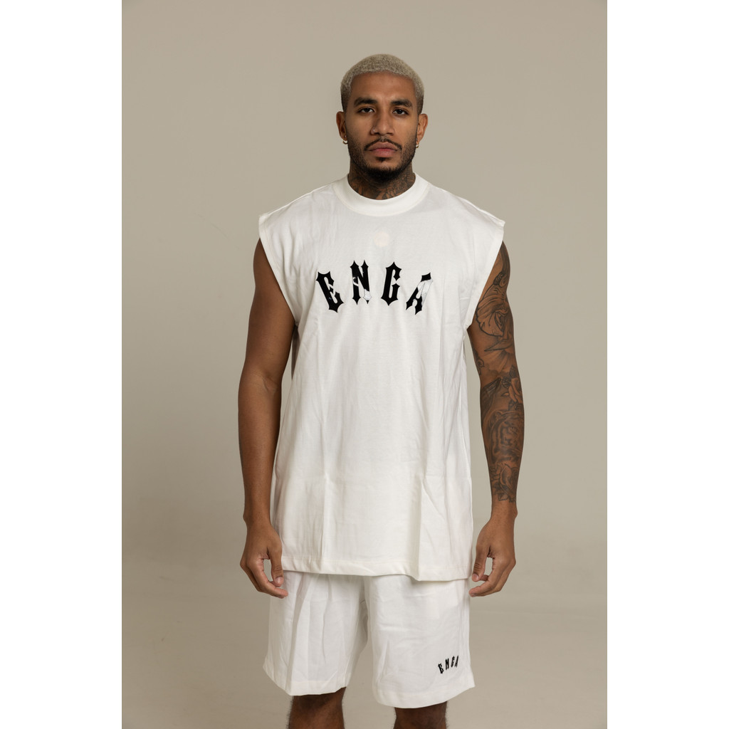 Conjunto Regata Oversized Streetwear Off White PLus SIze