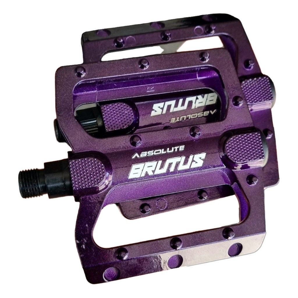 Pedal Plataforma Aluminio Absolute Brutus Bike Mtb Dh Freeride Style Enduro 9/16 CORES em Oferta na Shopee